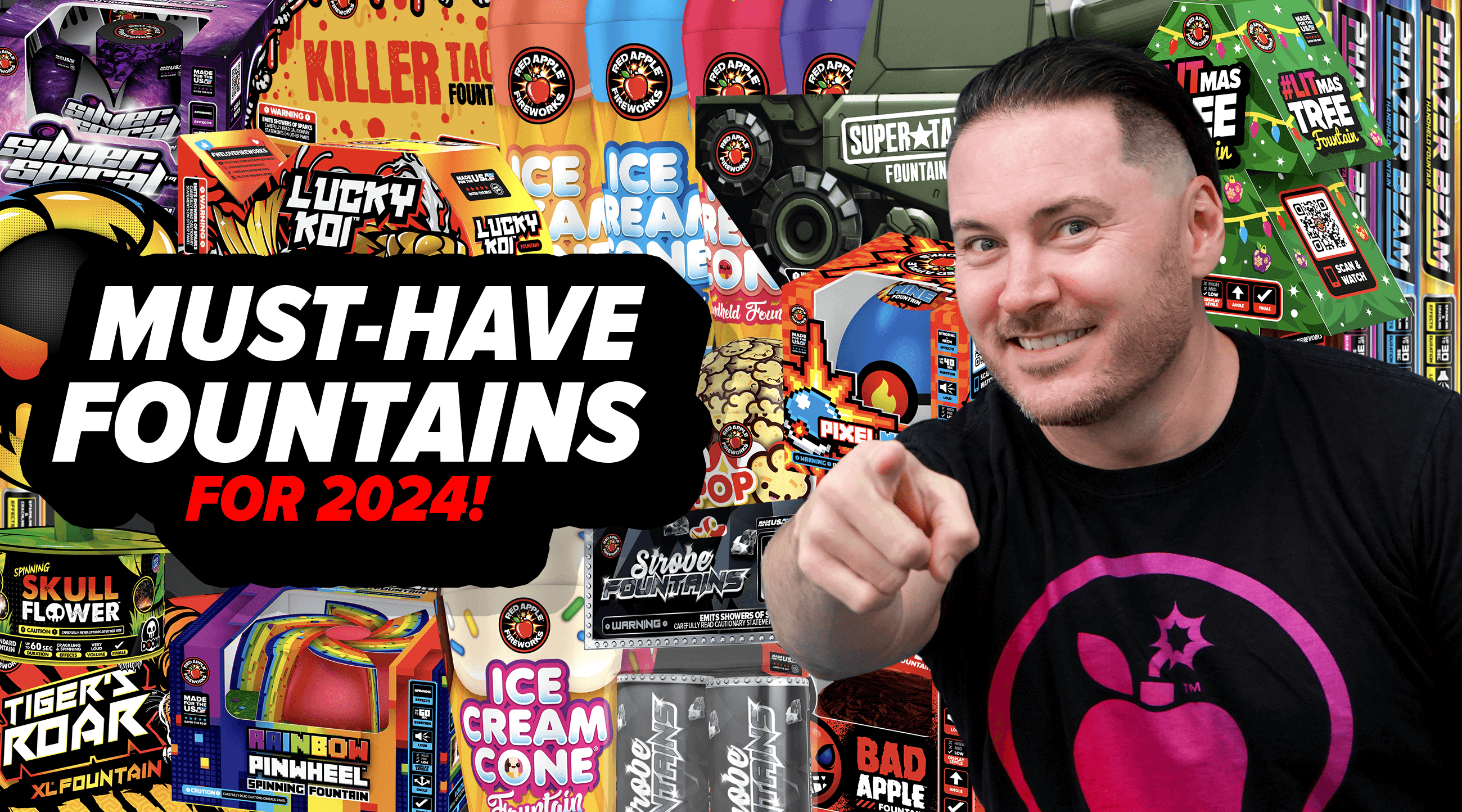 Must-Have Fountain Fireworks for 2024!