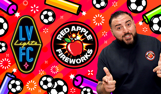 Red Apple® Fireworks Takes over the Las Vegas Lights FC