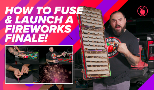 HOW TO FUSE & LAUNCH A FIREWORKS FINALE!