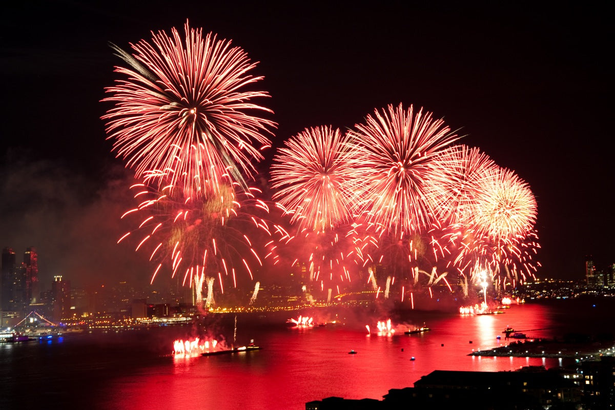 largest fireworks display in the us