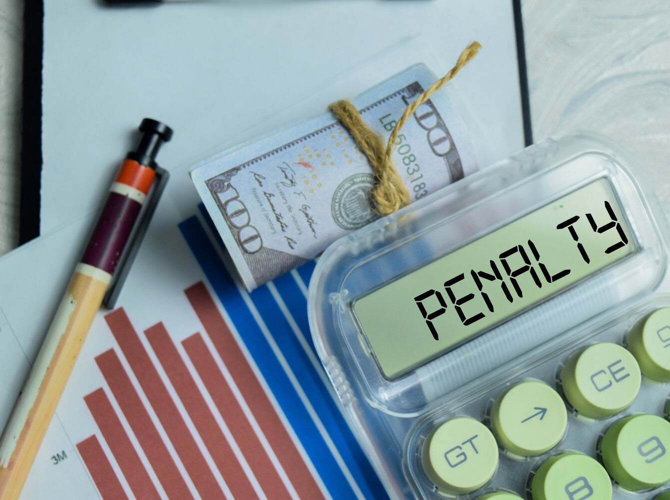 money penalty to show how much the fine is for illegal fireworks
