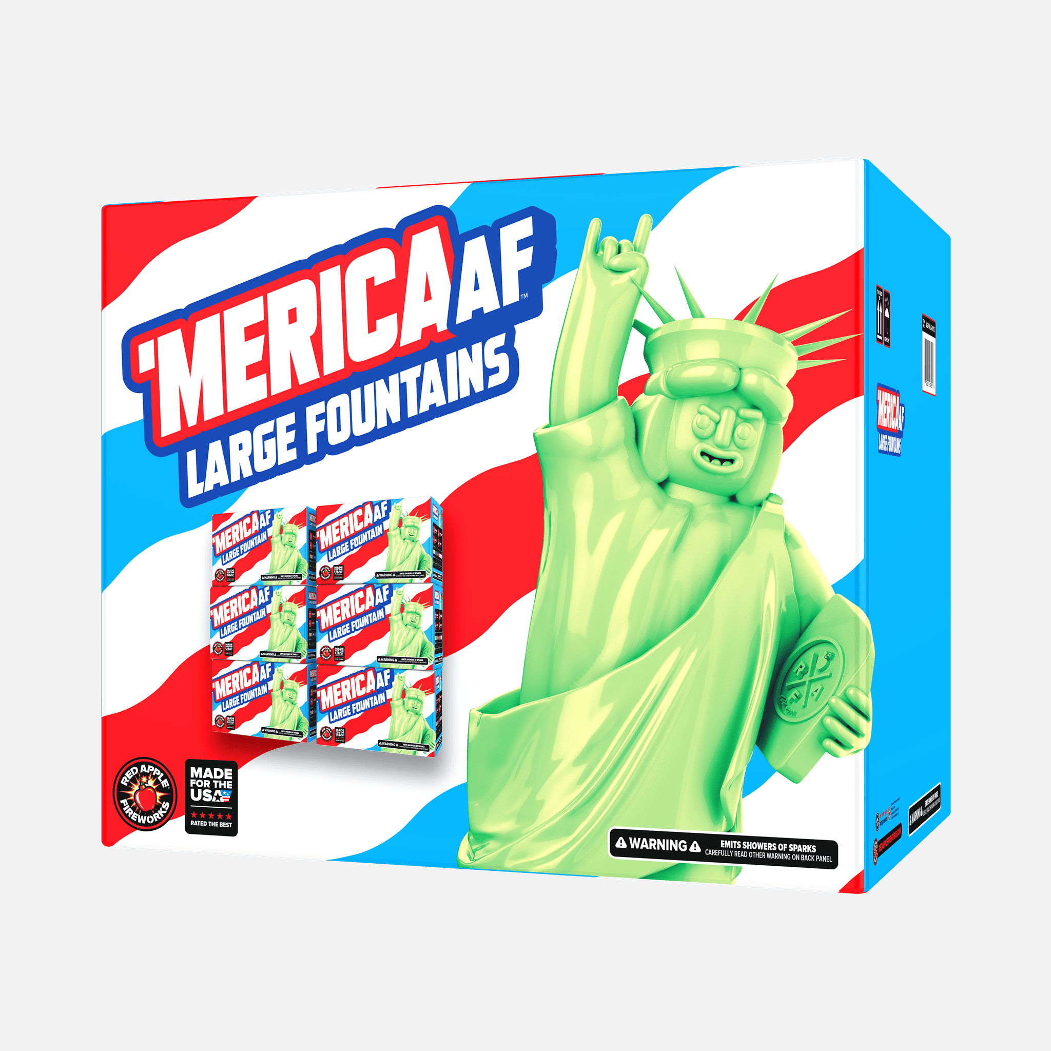 Shop 'MERICA AF™ Large Fountains Online