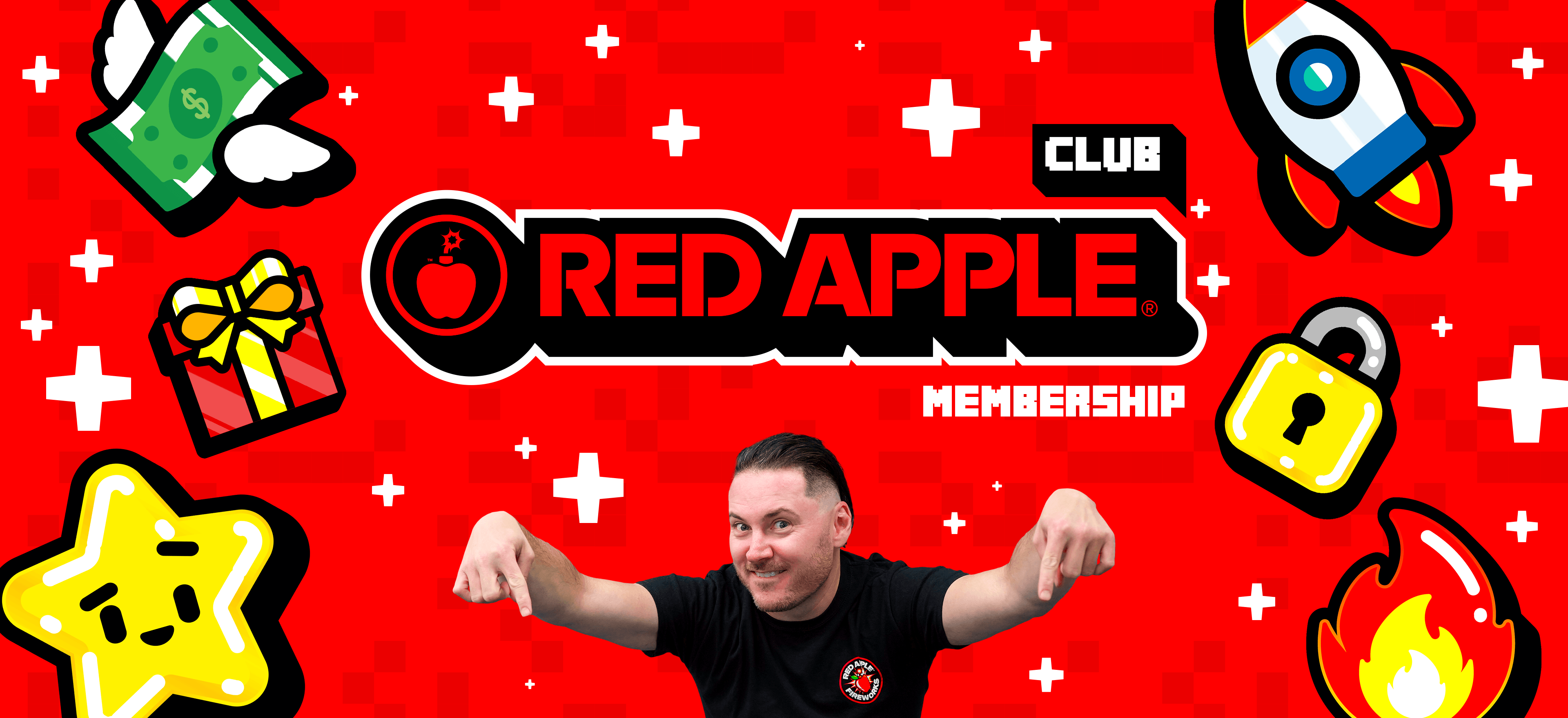 Alternate desktop hero image for Club Red Apple campaign