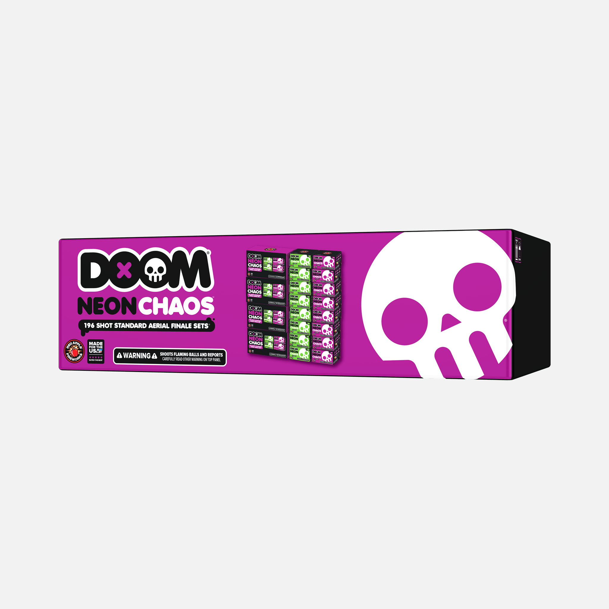 Shop DOOM® Neon Chaos™ 196 SHOTS Standard Aerial Finale Sets® Online