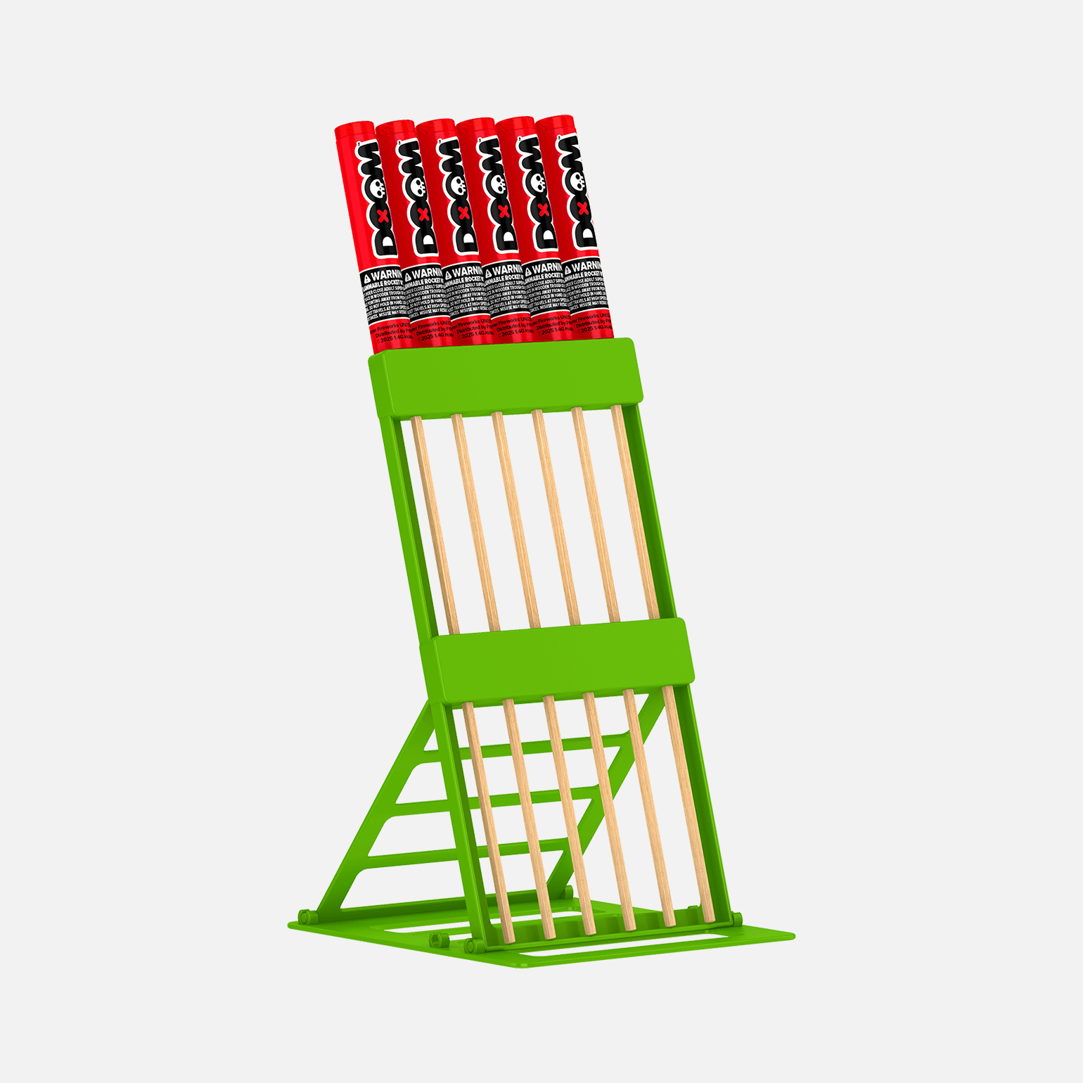 6 SHOTS LARGE ROCKET BARRAGE™
