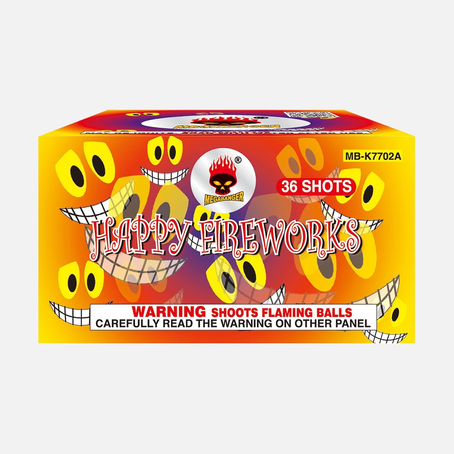 Happy Fireworks 36 Shot Standard Aerial Cakes