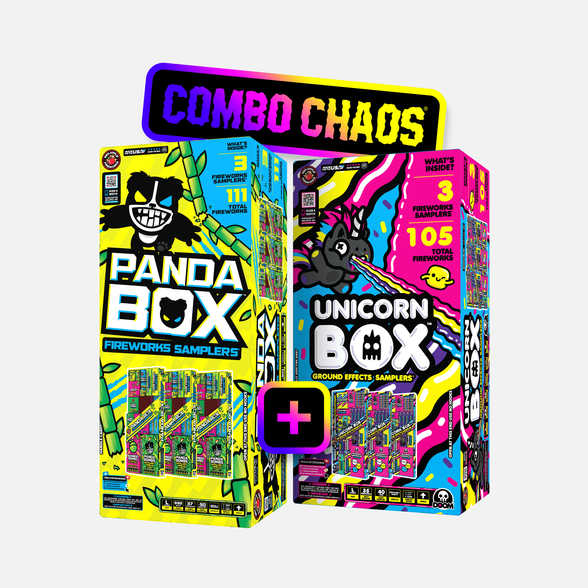 Panda Box + Unicorn Box