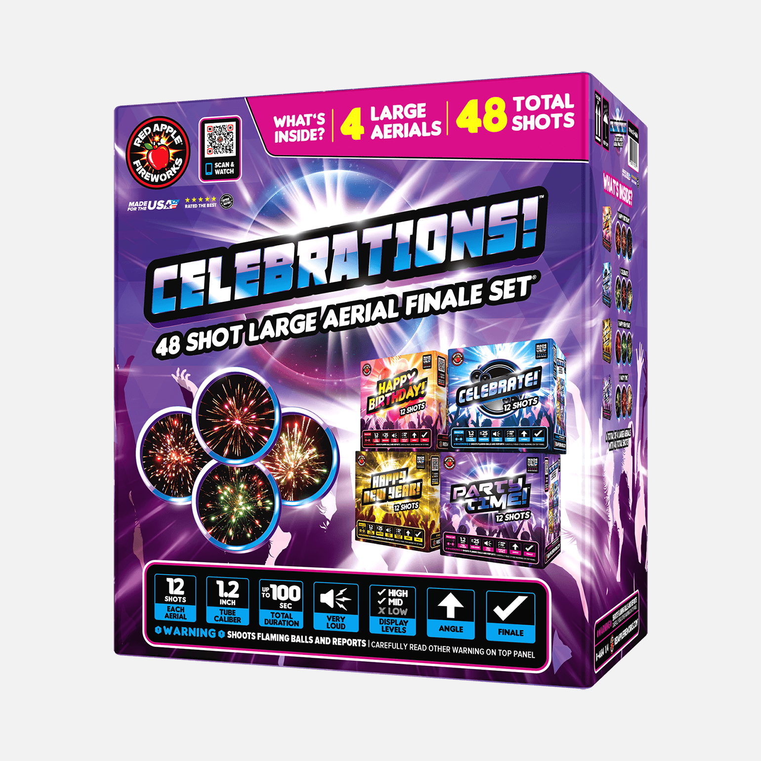 Buy Celebrations™ 48-Shots Large Aerial Finale Set® Fireworks Online