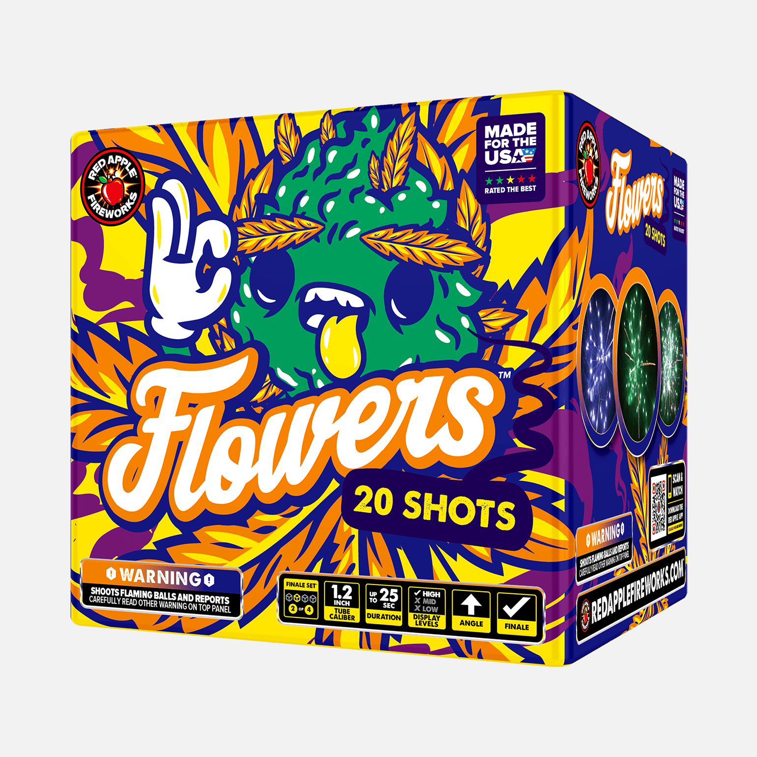 Flowers™ 80-Shots XL® Aerial Finale Set® XL® Finale Sets® (Up to 2000 Grams)