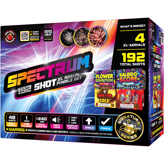 Spectrum™ 192 Shots XL® Aerial Finale Set® by Brothers