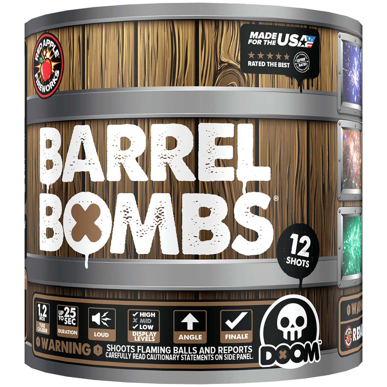 Barrel Bombs® 48-Shots Standard Aerial Finale Set®
