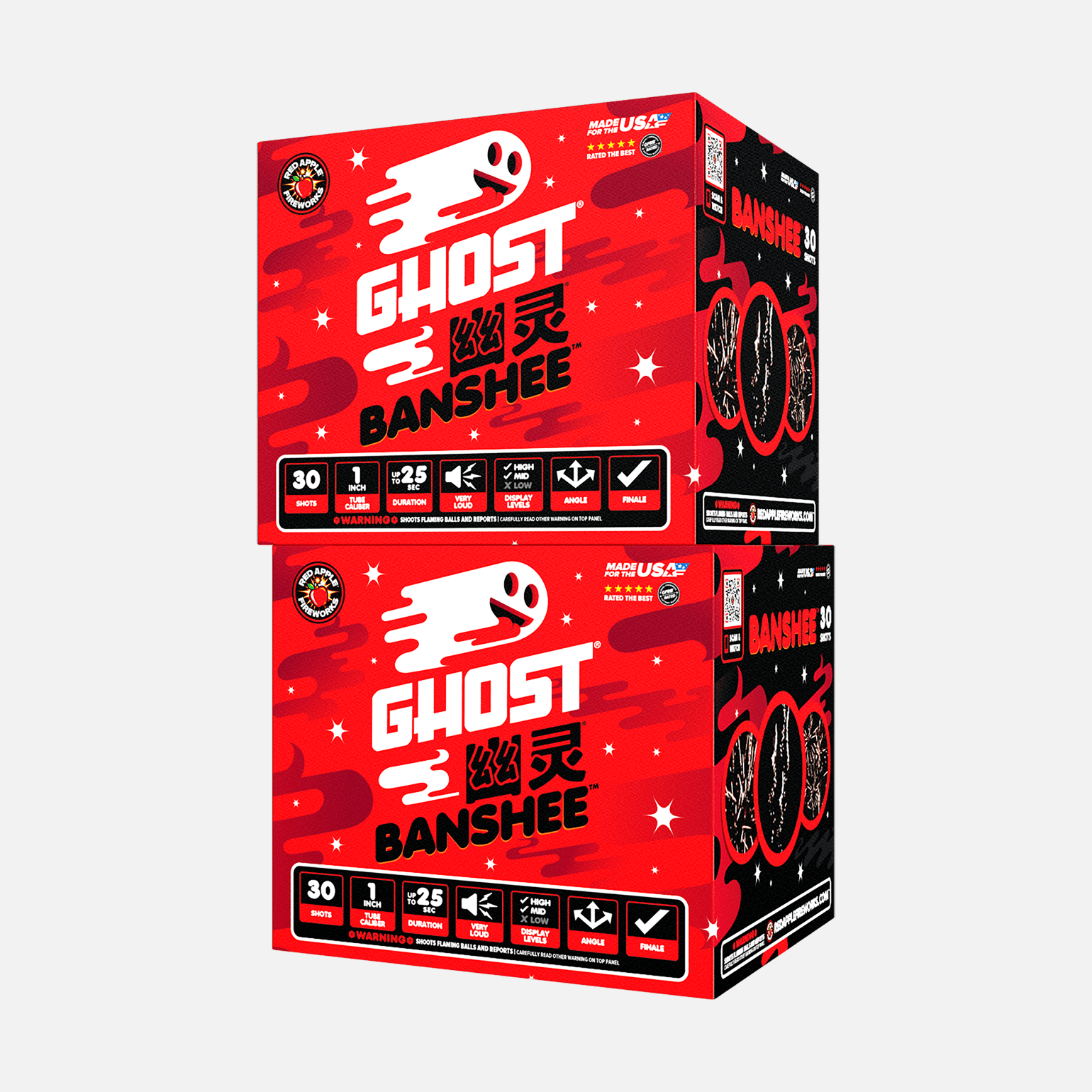 Banshee™ 30-Shots XL® Aerials XL® Aerial Cakes (Up to 500 Grams)