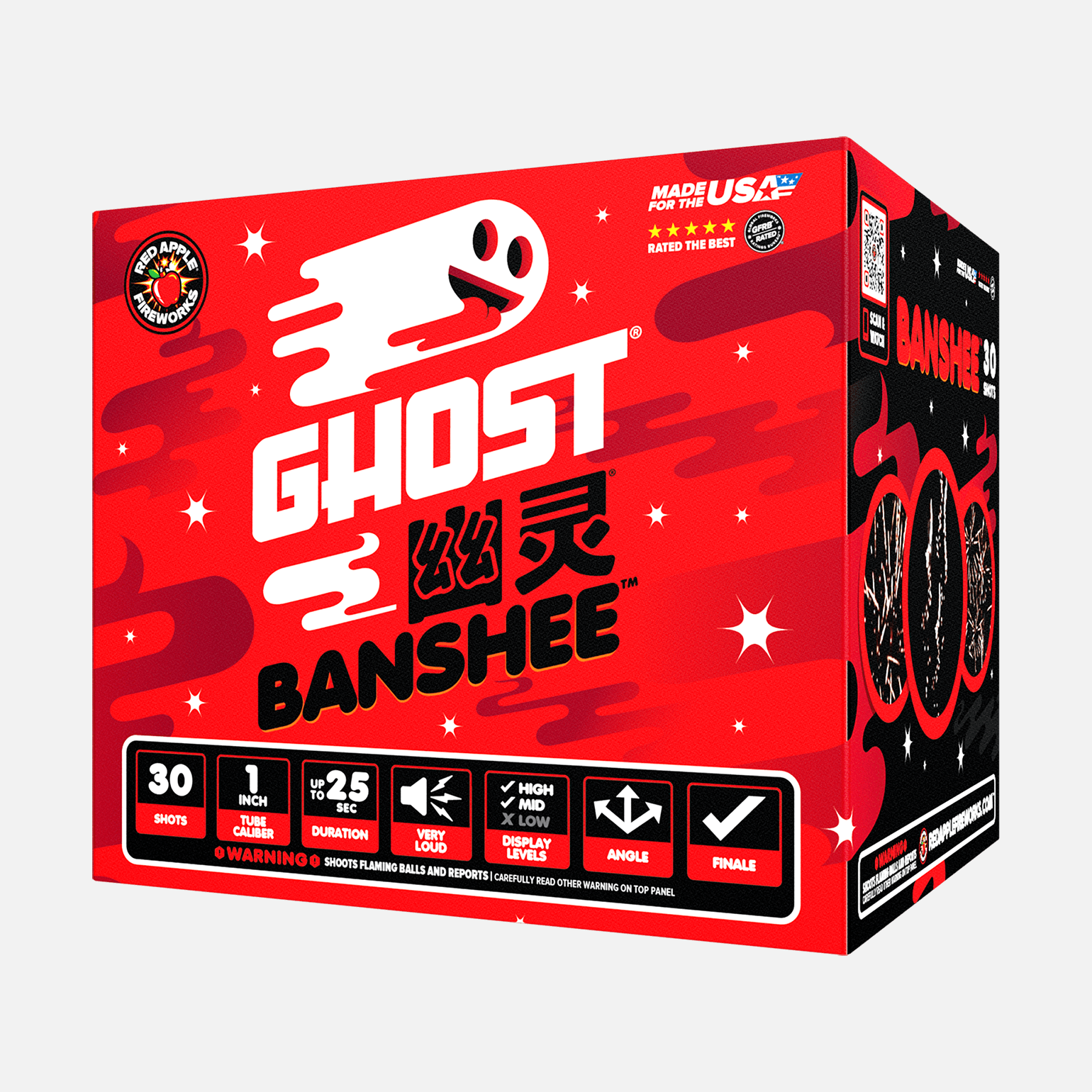Banshee™ 30-Shots XL® Aerials XL® Aerial Cakes (Up to 500 Grams)