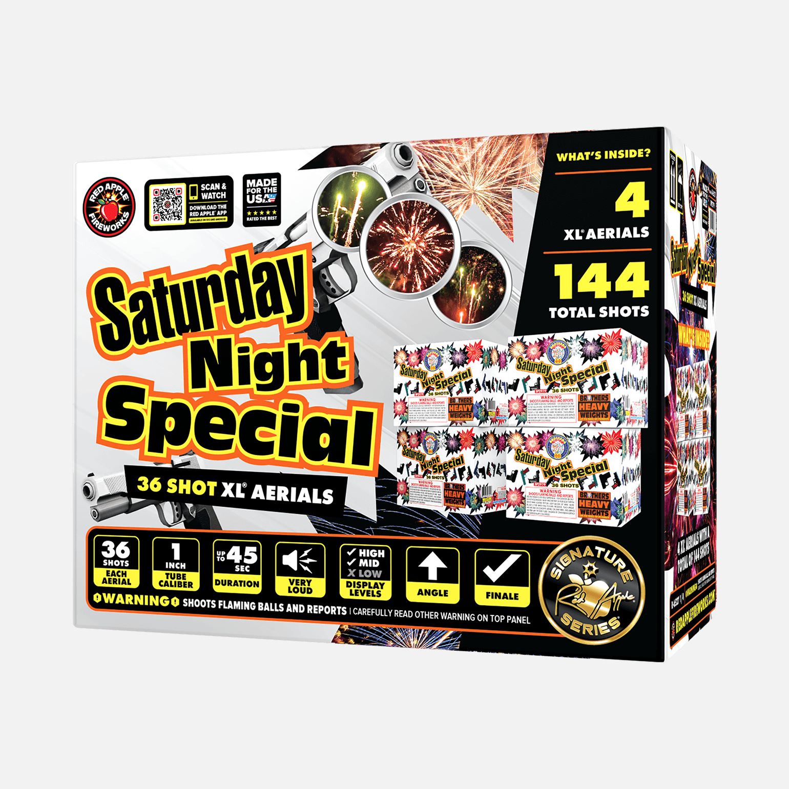 Saturday Night Special 36 Shots XL Aerial by Brothers Saturday Night Special 36 Shots XL Aerial by Brothers
