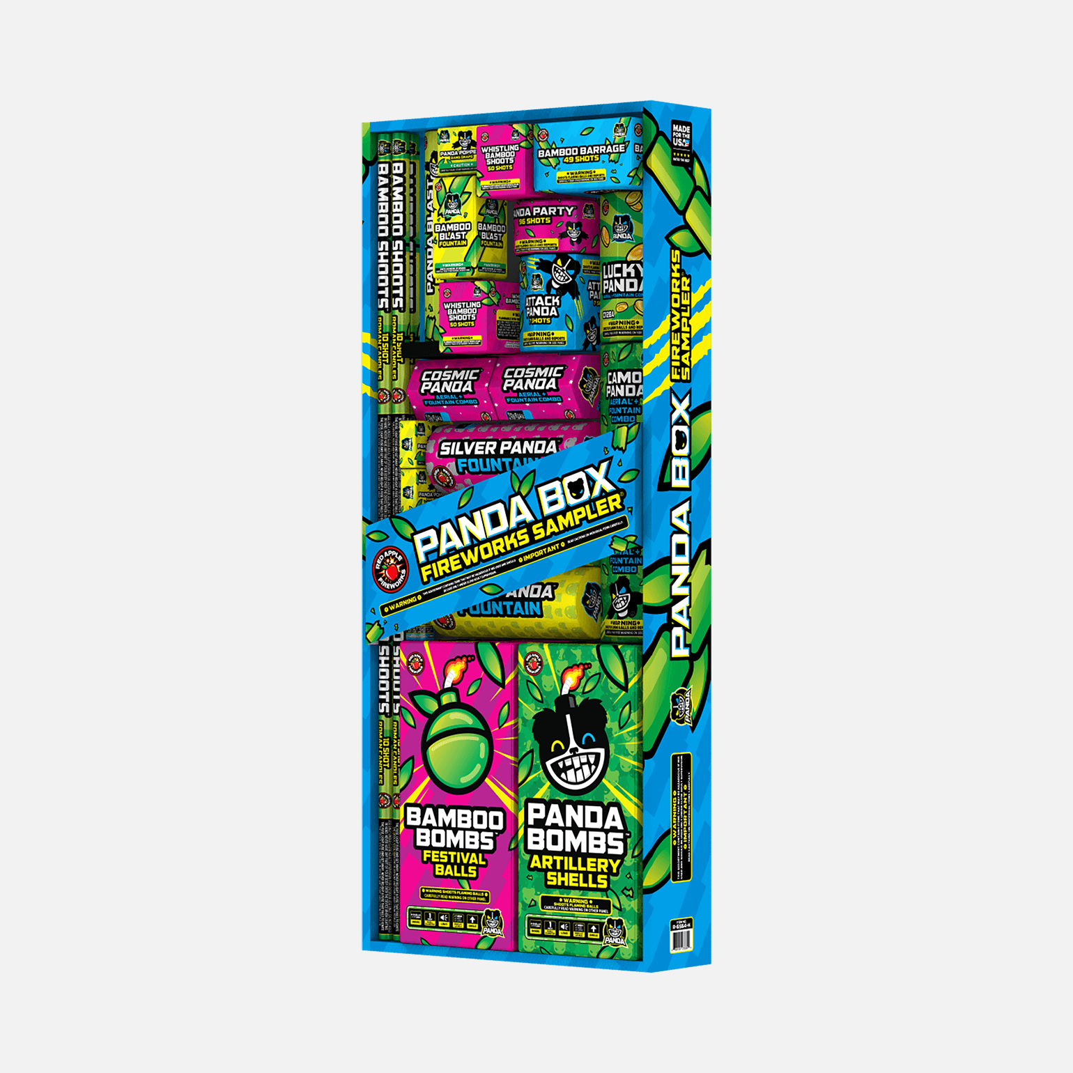 Panda Box® 364 Shot Fireworks Sampler® Sky Show Samplers®