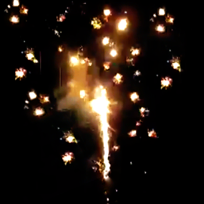 Happy 4th of July 22 Shots XL® Aerial by Firehawk XL® Aerial Cakes (Up to 500 Grams)
