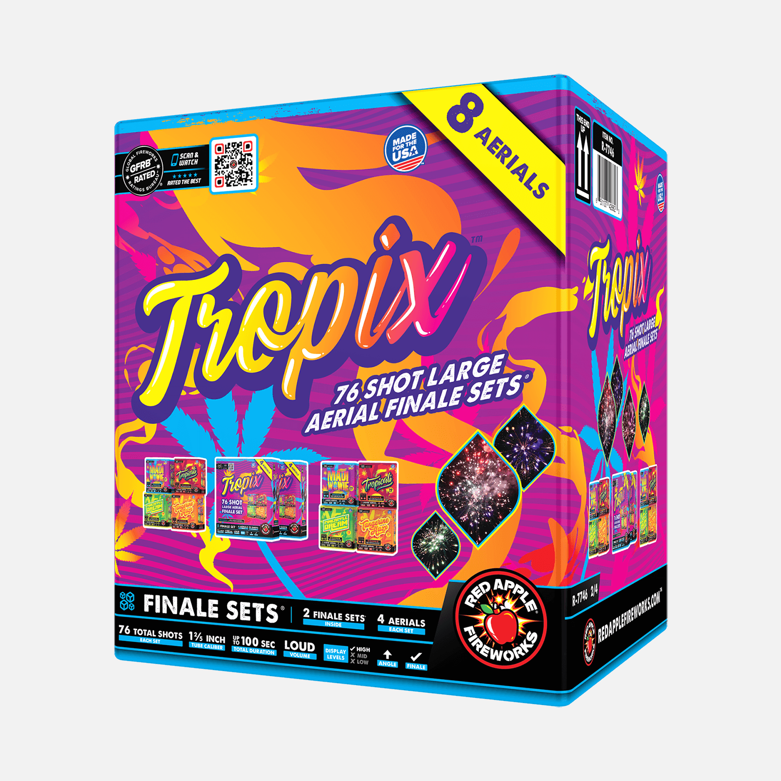Buy Tropix™ 76-Shots Standard Aerial Finale Set® Fireworks Online