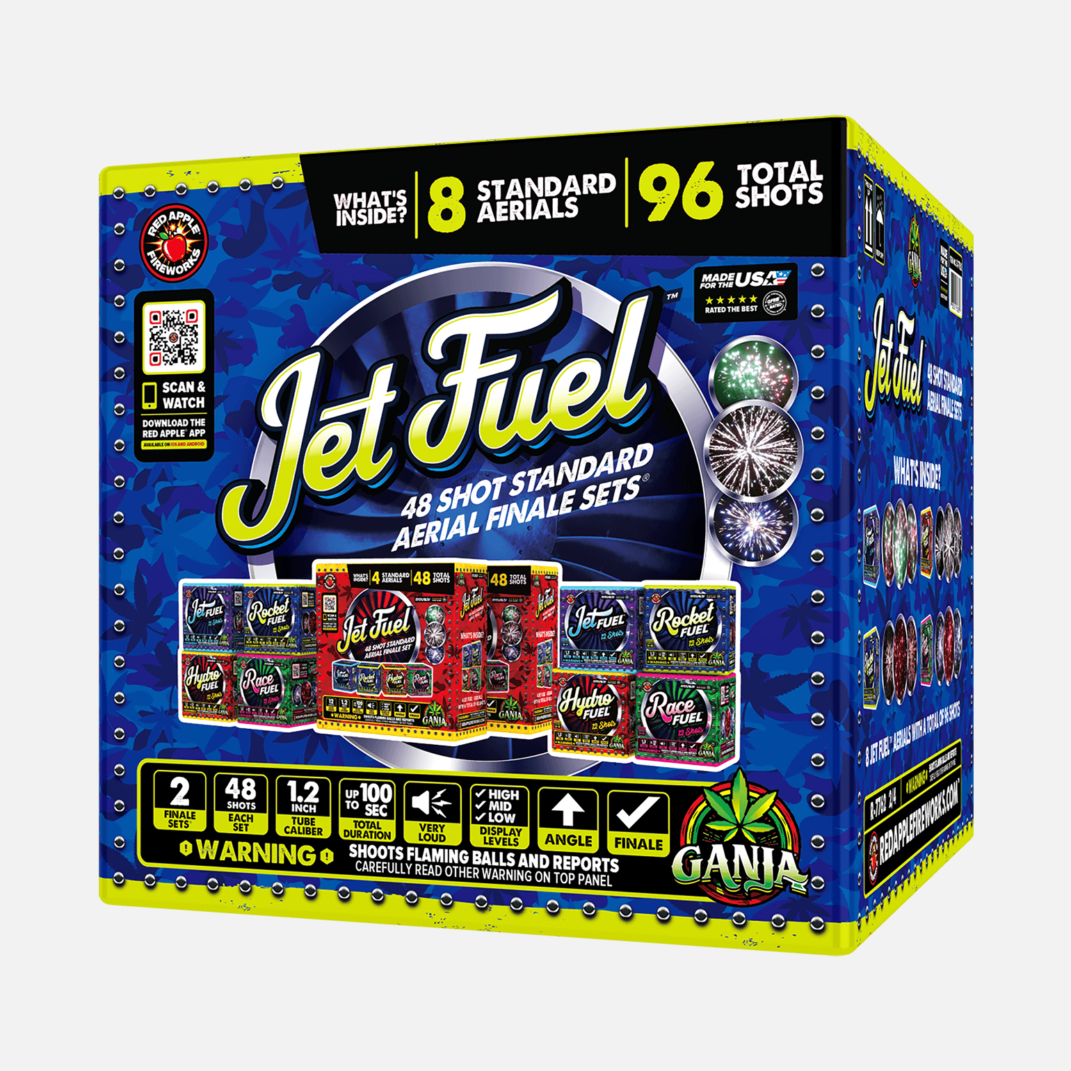 Buy Jet Fuel™ 48-Shots Large Aerial Finale Set® Fireworks Online