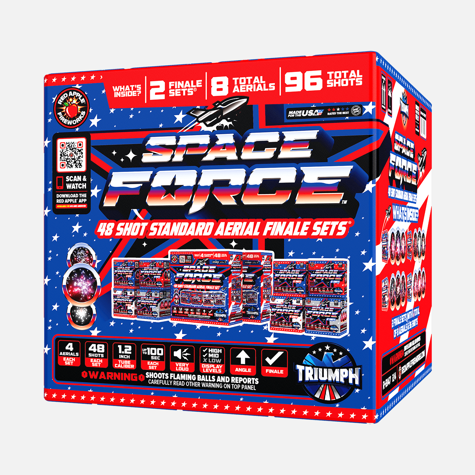 Buy Space Force® 48-Shots Large Aerial Finale Set® Fireworks Online Buy Space Force® 48-Shots Large Aerial Finale Set® Fireworks Online