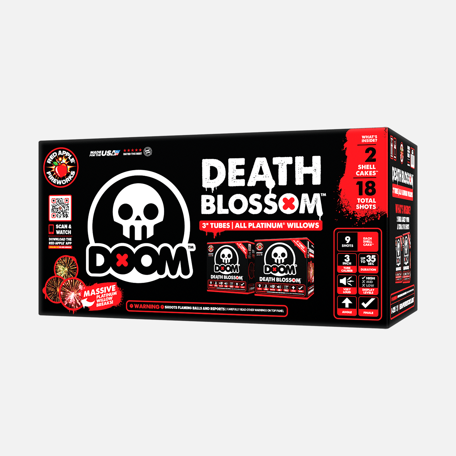 Death Blossom™ 9-Shots Large Shell Shell Cakes