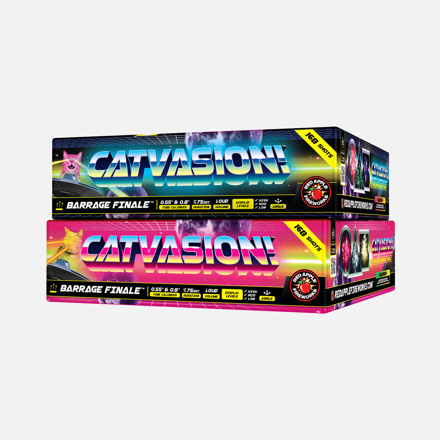 Catvasion!™ 168-Shots Barrage Finale™ Barrage Cakes (Up to 500 Grams)