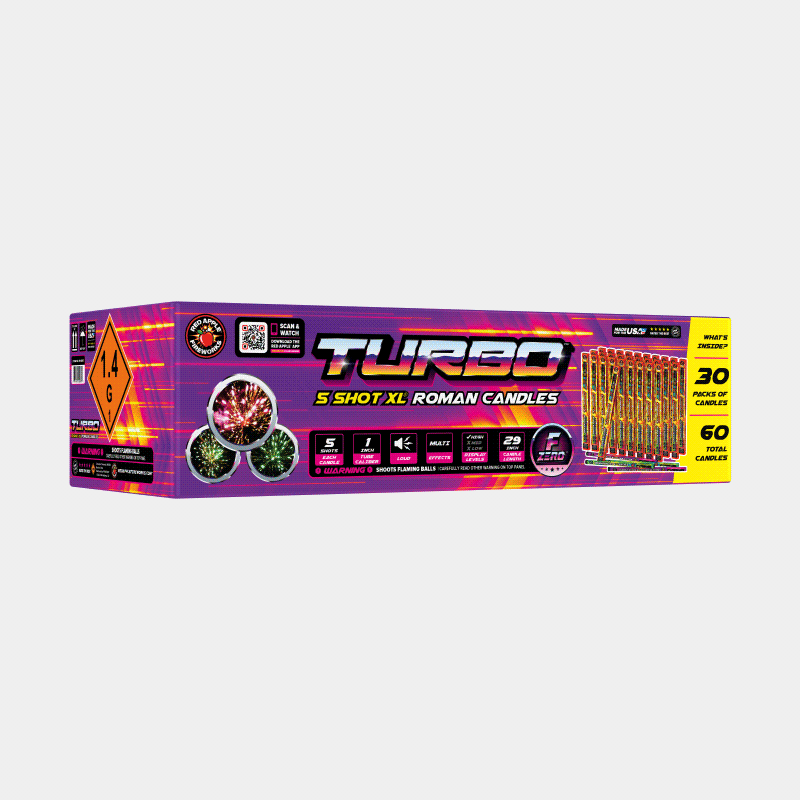 F-Zero® Turbo 5 Shots XL® Roman Candles XL® Roman Candles