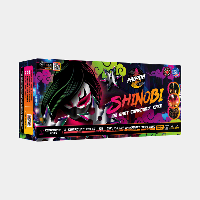 Shinobi™ 102-Shots Compound™ Cake Compound™ Cakes