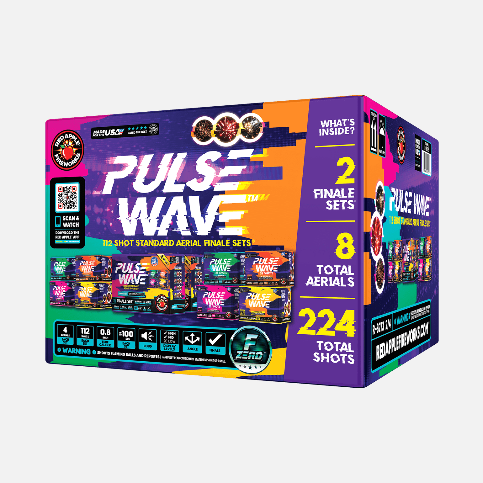 Pulse Wave 112 Shots Standard Aerial Finale Set