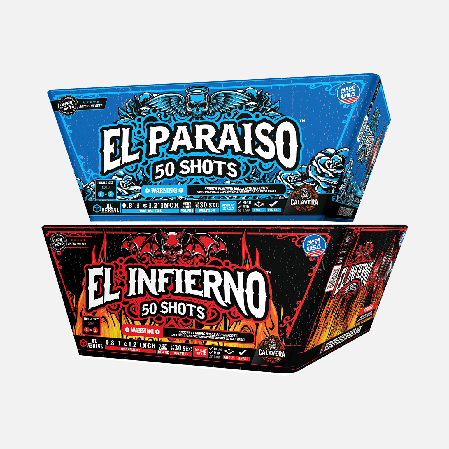 Dia De Los Muertos® 100 Shots XL® Aerial Finale Set® XL® Finale Sets® (Up to 2000 Grams)