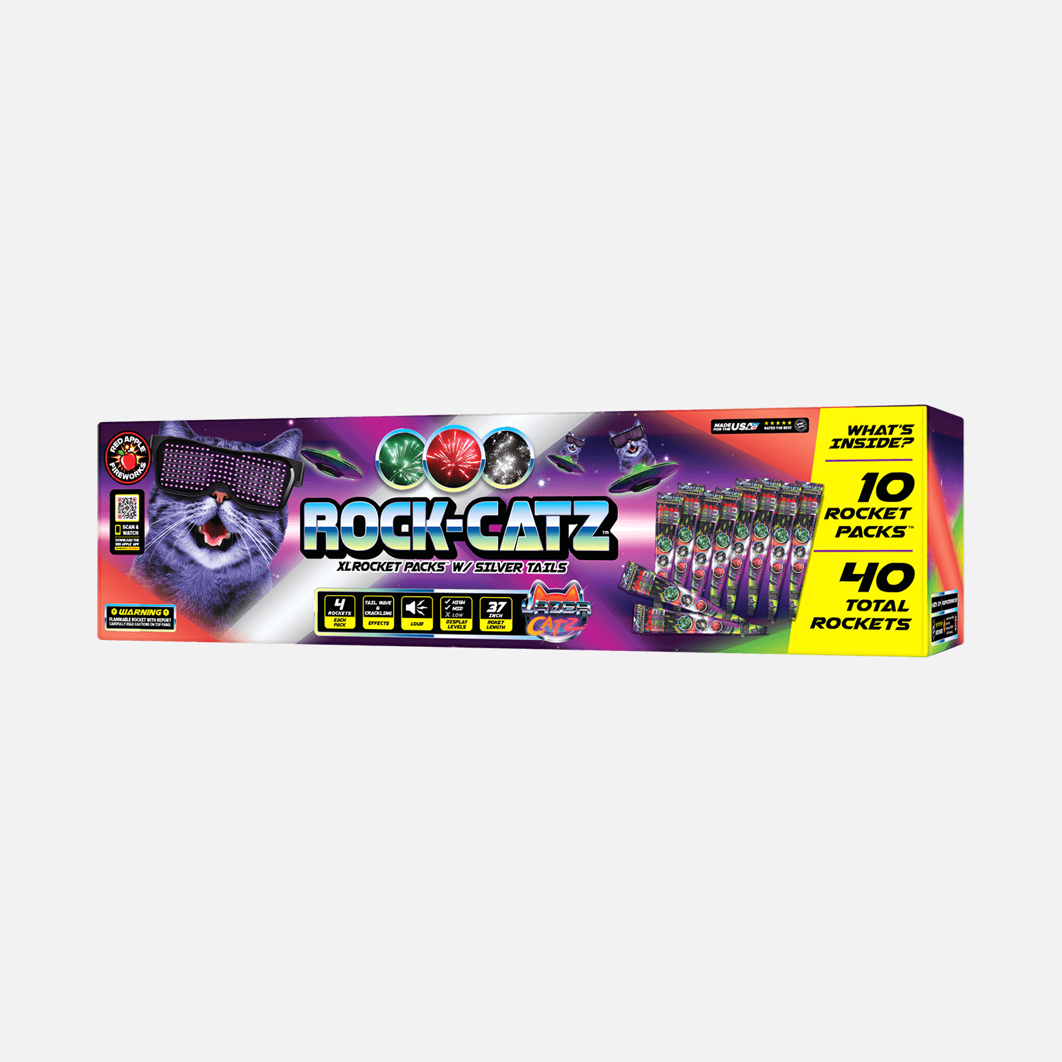 Buy Rock-Catz™ XL® Rocket Fireworks Online