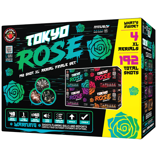 Tokyo Rose™ 192 Shots XL® Aerial Finale Set®