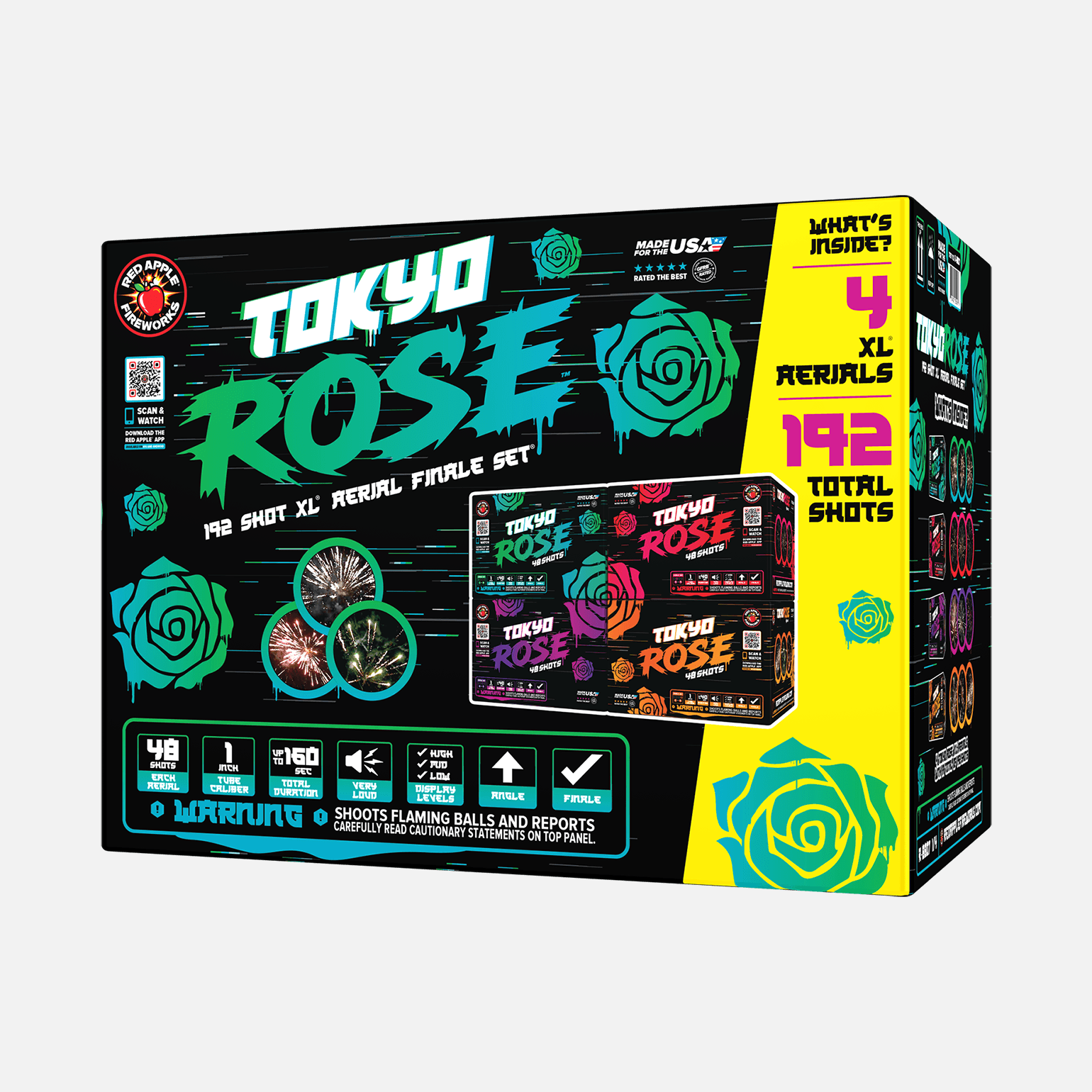Buy Tokyo Rose™ 192 Shots XL® Aerial Finale Set® Fireworks Online Buy Tokyo Rose™ 192 Shots XL® Aerial Finale Set® Fireworks Online