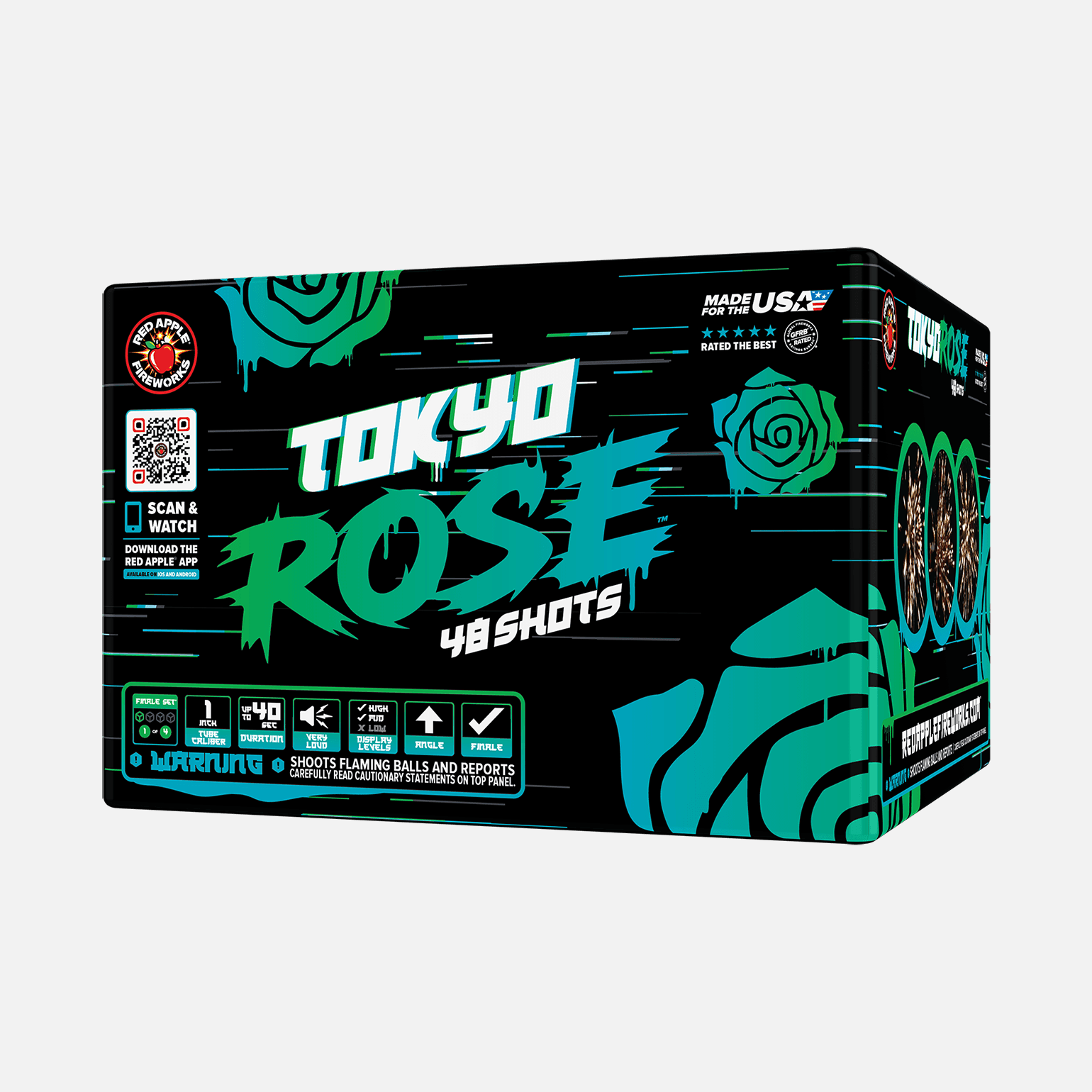 Tokyo Rose™ 192 Shots XL® Aerial Finale Set® XL® Finale Sets® (Up to 2000 Grams)
