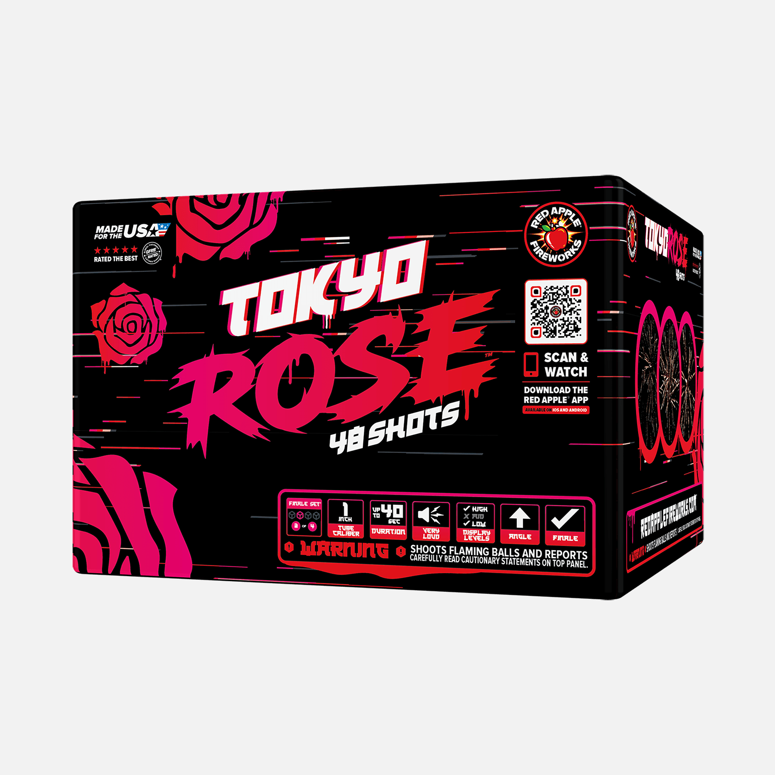 Tokyo Rose™ 192 Shots XL® Aerial Finale Set® XL® Finale Sets® (Up to 2000 Grams)