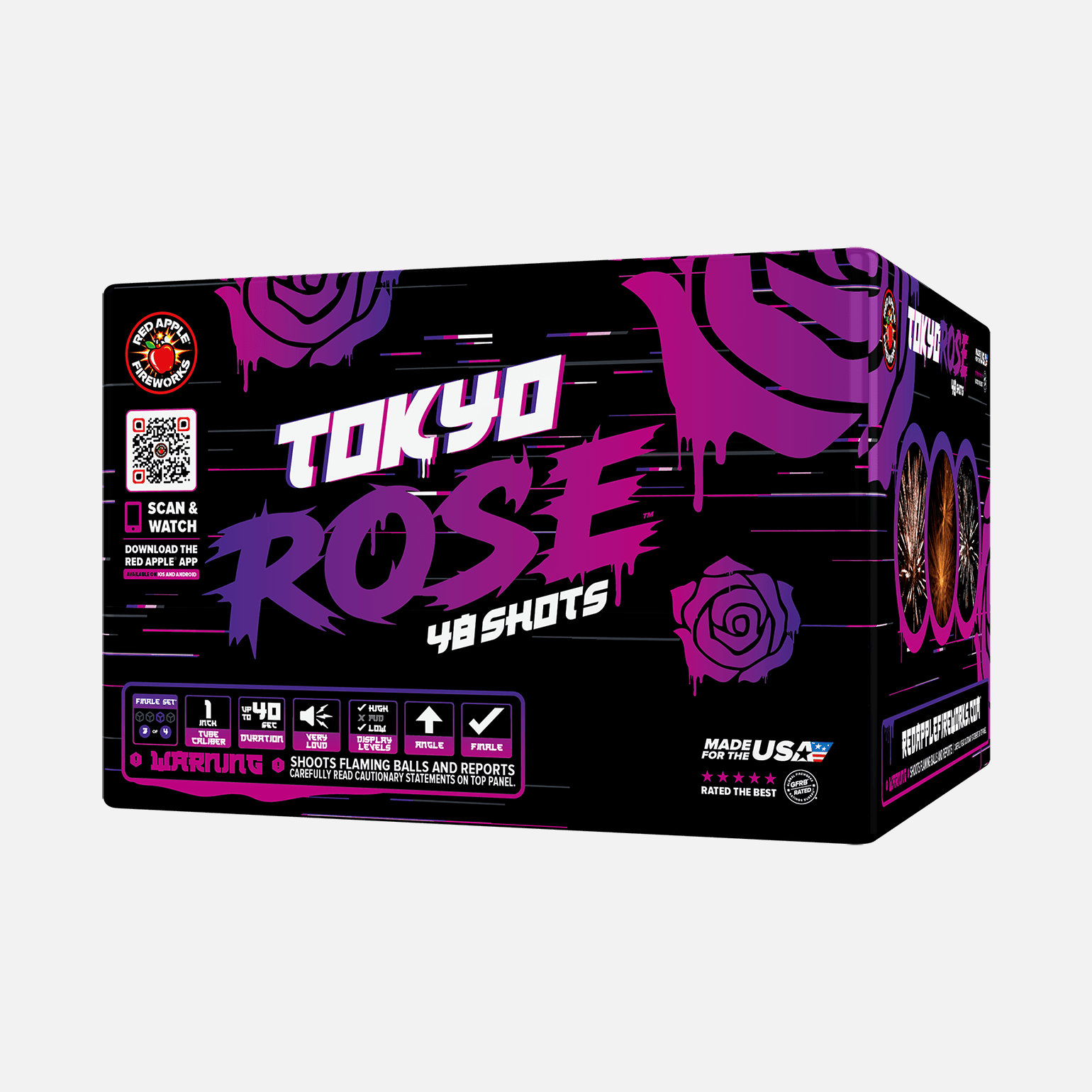 Tokyo Rose™ 192 Shots XL® Aerial Finale Set® XL® Finale Sets® (Up to 2000 Grams)