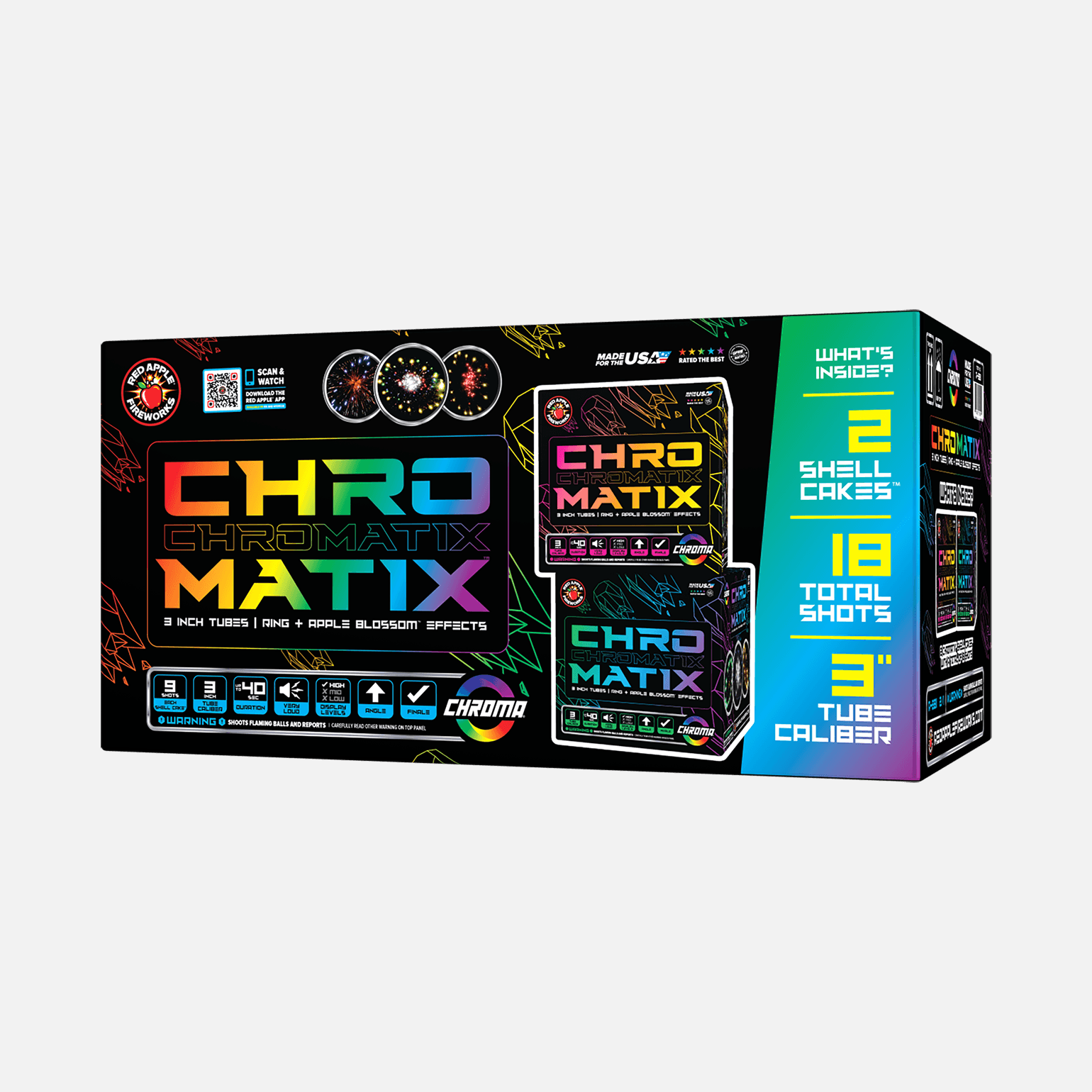 Buy Chromatix™ 9 Shots Large Shell Cake Fireworks Online