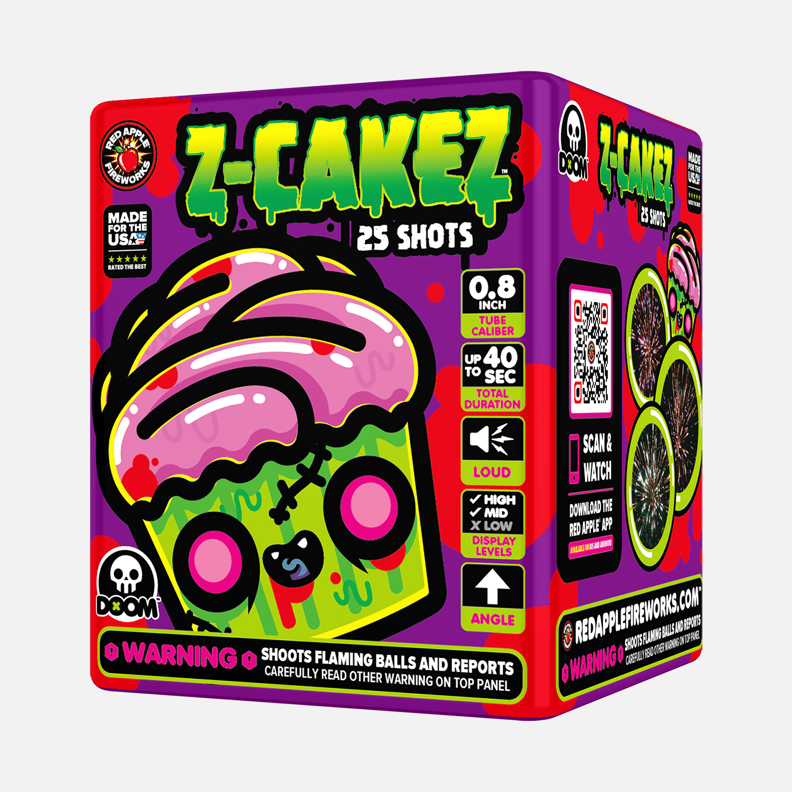Z-Cakez™ 50 Shot Standard Aerial Finale Sets® Standard Finale Sets® (Up to 1200 Grams)