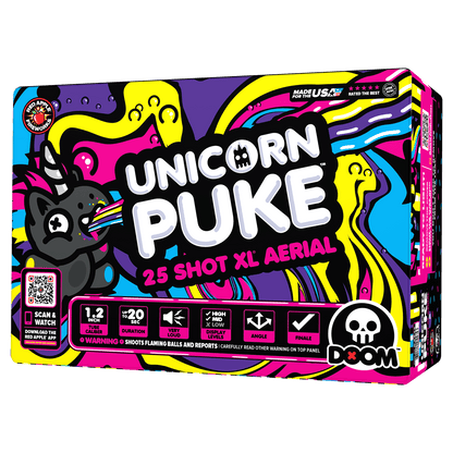 Unicorn Puke® 25 Shots XL® Aerials