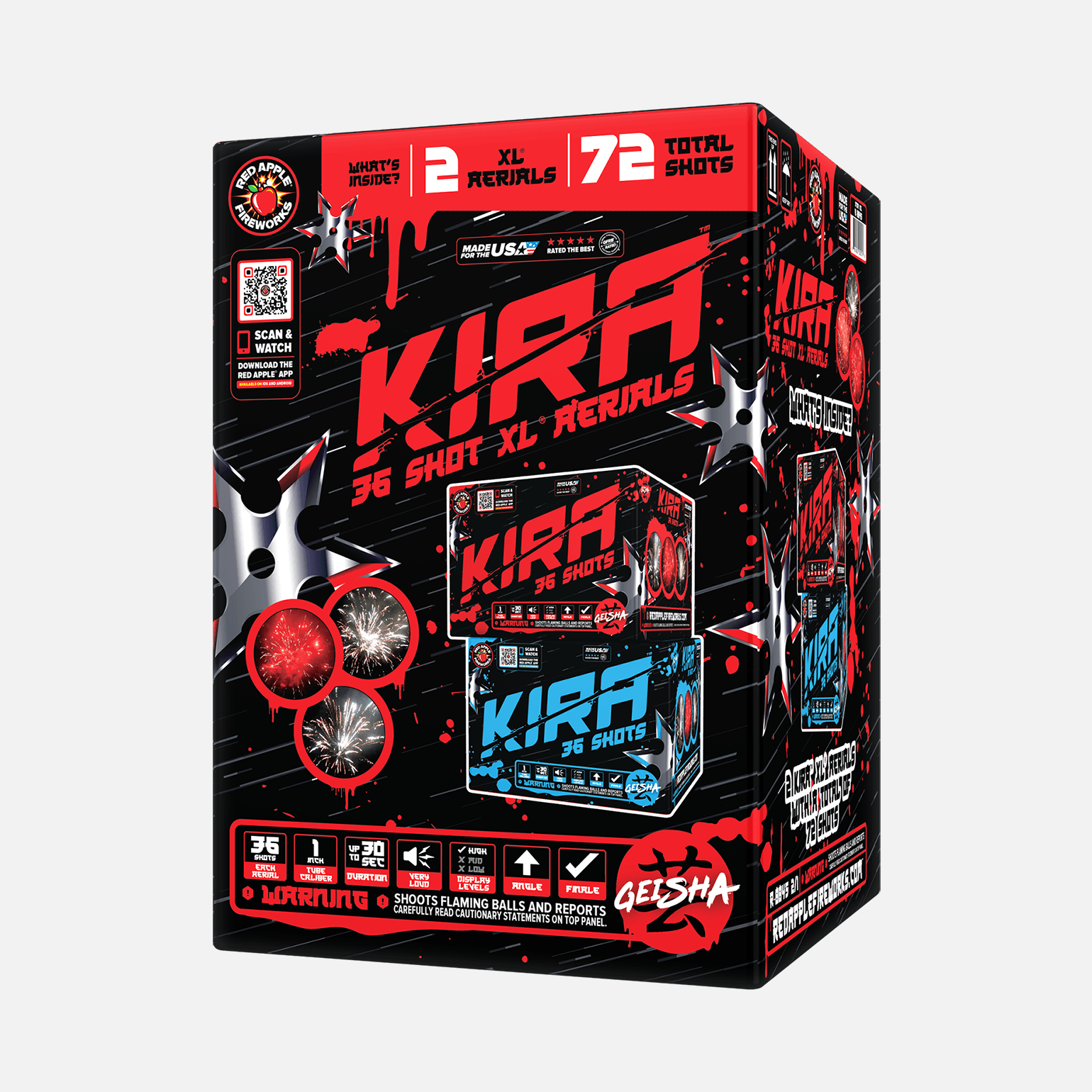 Buy KIRA™ 36 Shots XL® Aerial Fireworks Online Buy KIRA™ 36 Shots XL® Aerial Fireworks Online