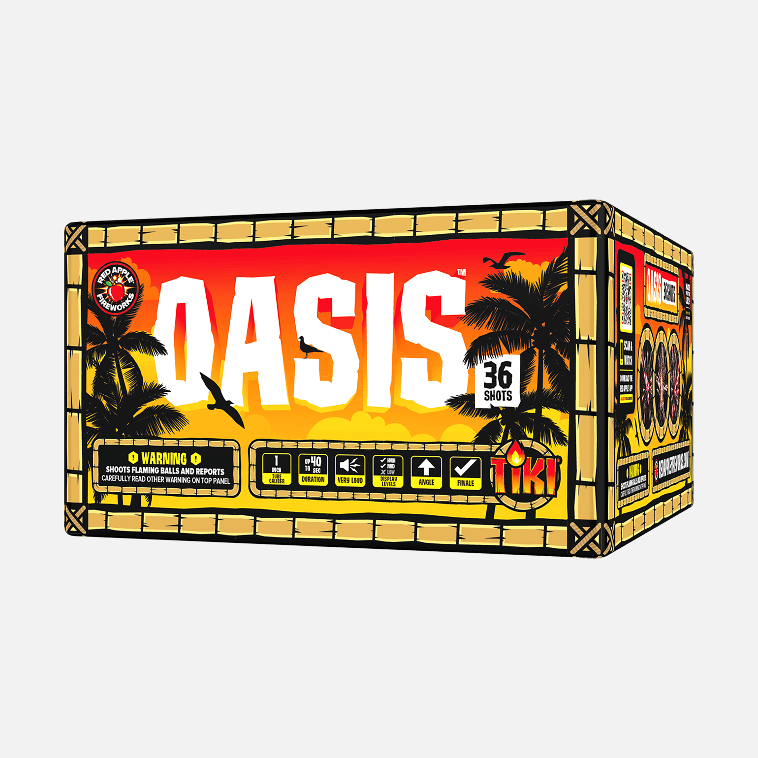 Oasis™ 36 Shot XL® Aerials XL® Aerial Cakes (Up to 500 Grams)