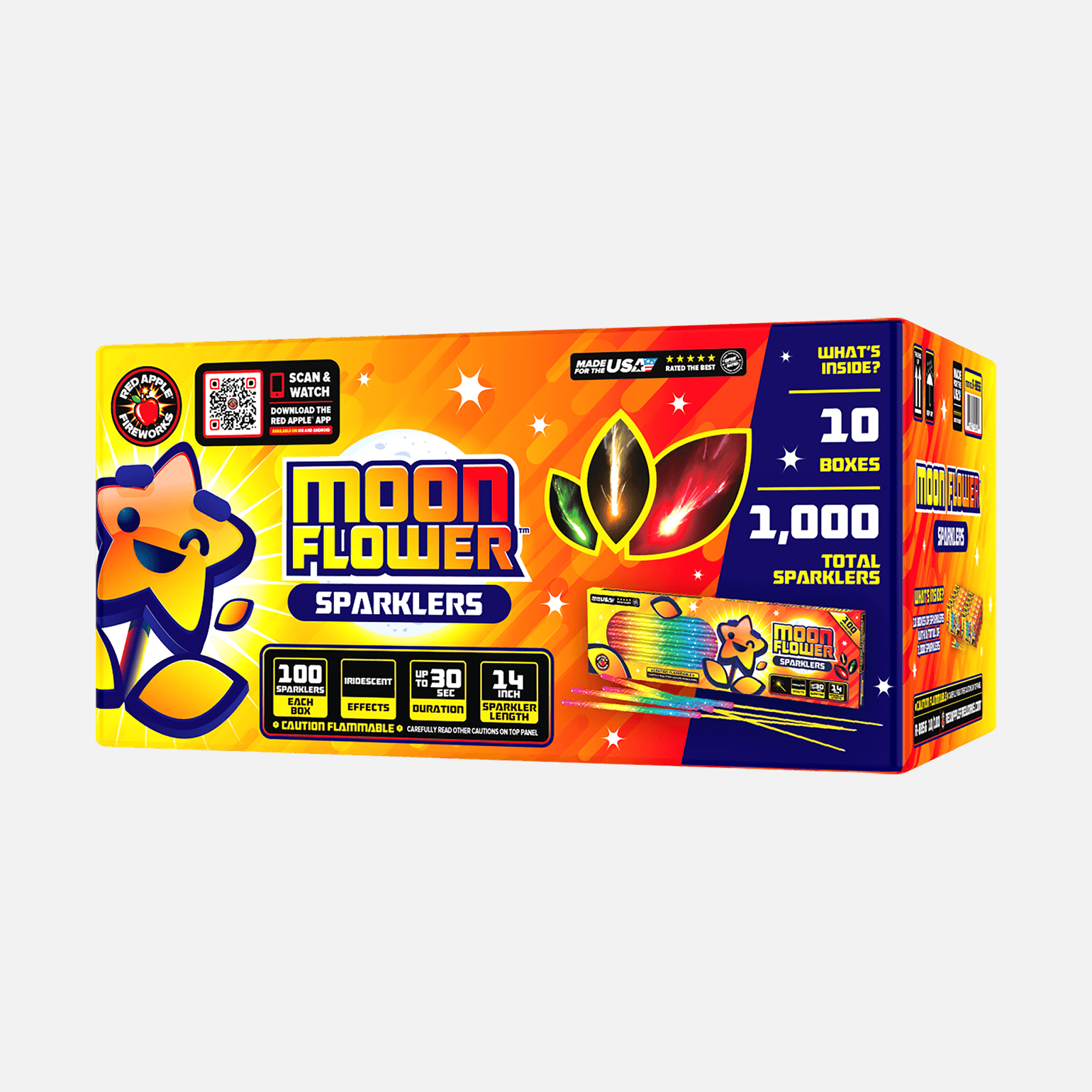 Buy 14 Inch Moon Flower Sparkler Fireworks Online