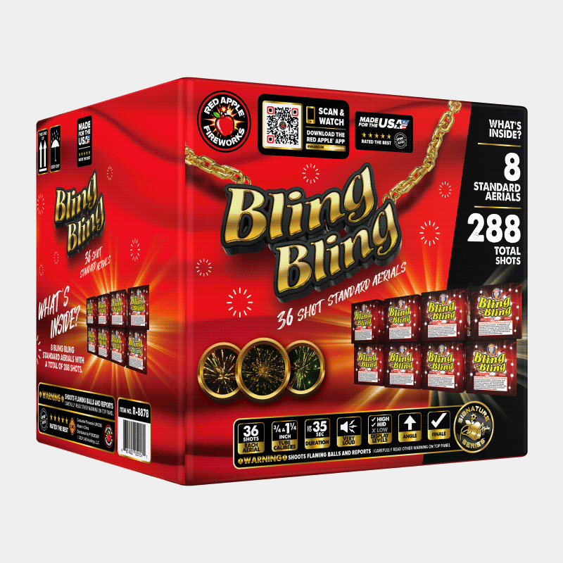 Bling Bling 36 Shots Standard Aerials by Brothers