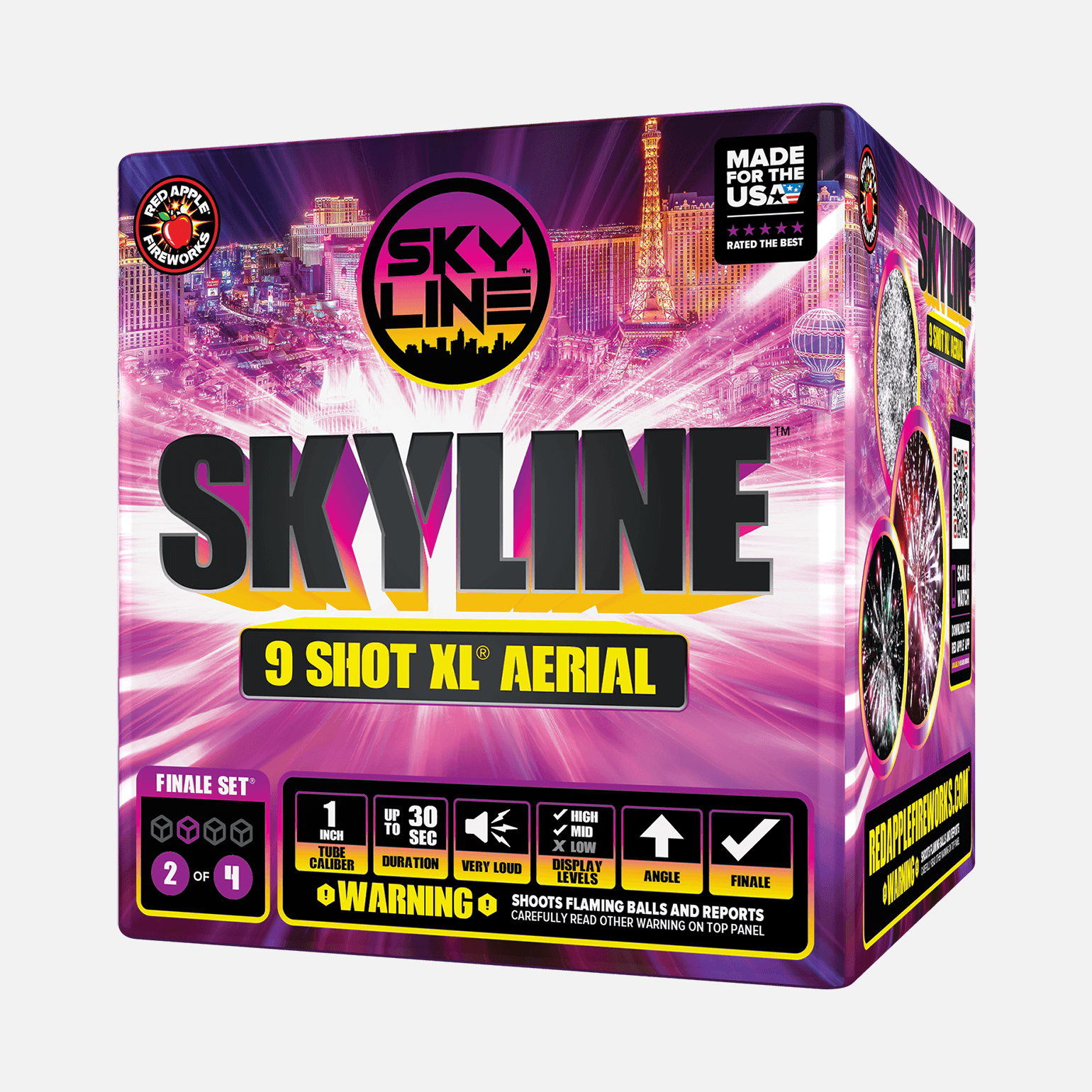 Skyline® Case 36 Shot XL® Aerial Finale Set® XL® Finale Sets® (Up to 2000 Grams)