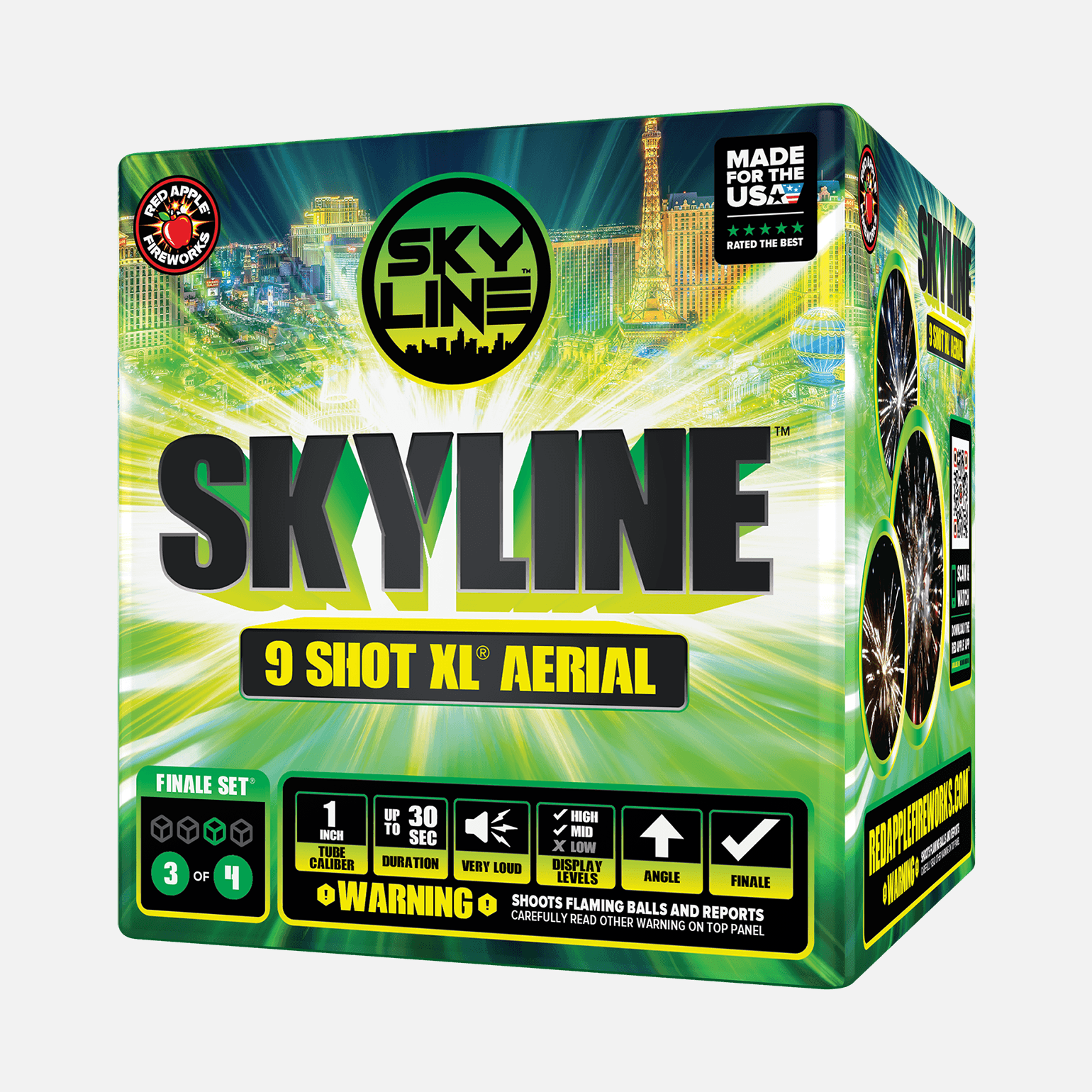 Skyline® Case 36 Shot XL® Aerial Finale Set® XL® Finale Sets® (Up to 2000 Grams)