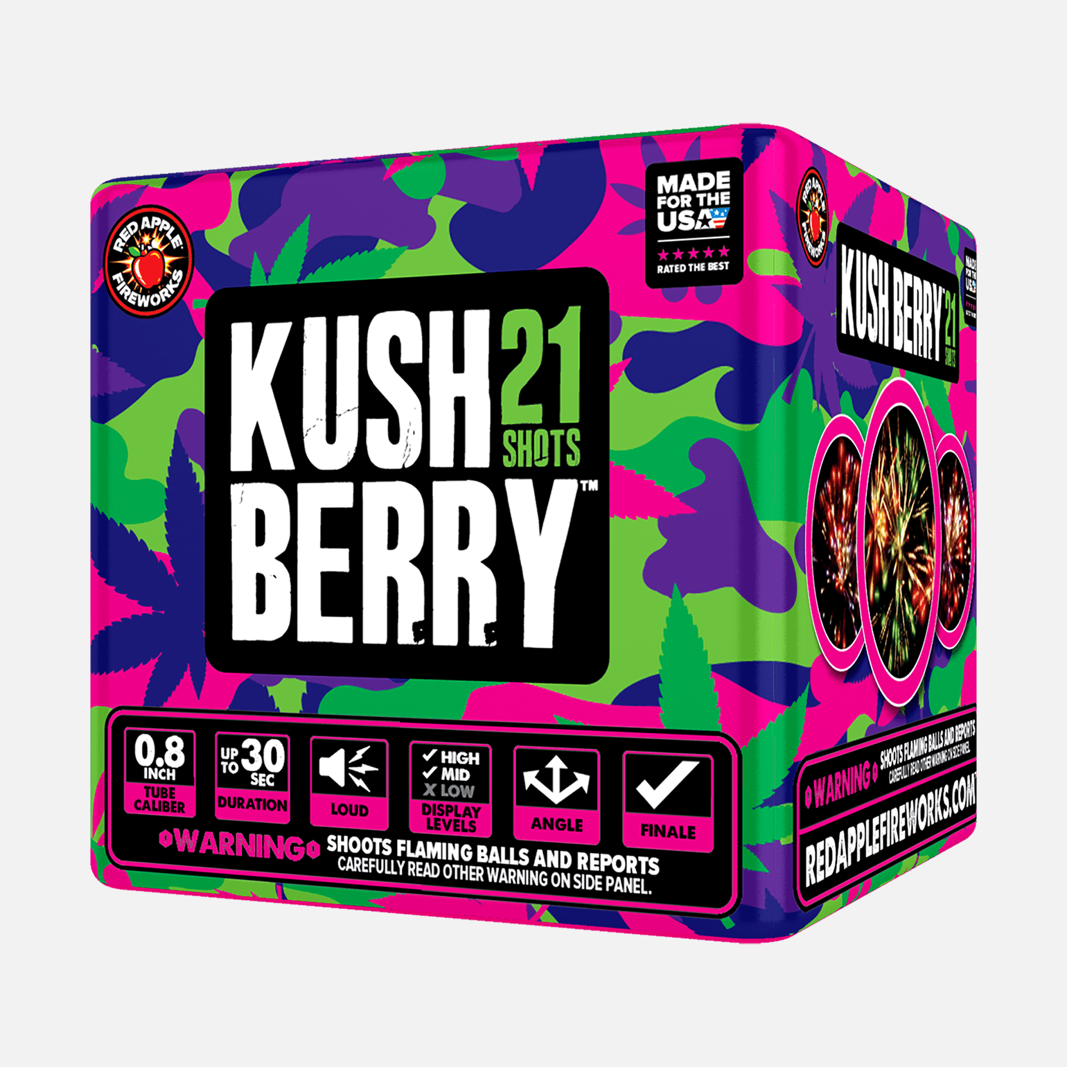 Kush® Berry 21 Shots Standard Aerial Standard Aerial Cakes (Up to 200 Grams)