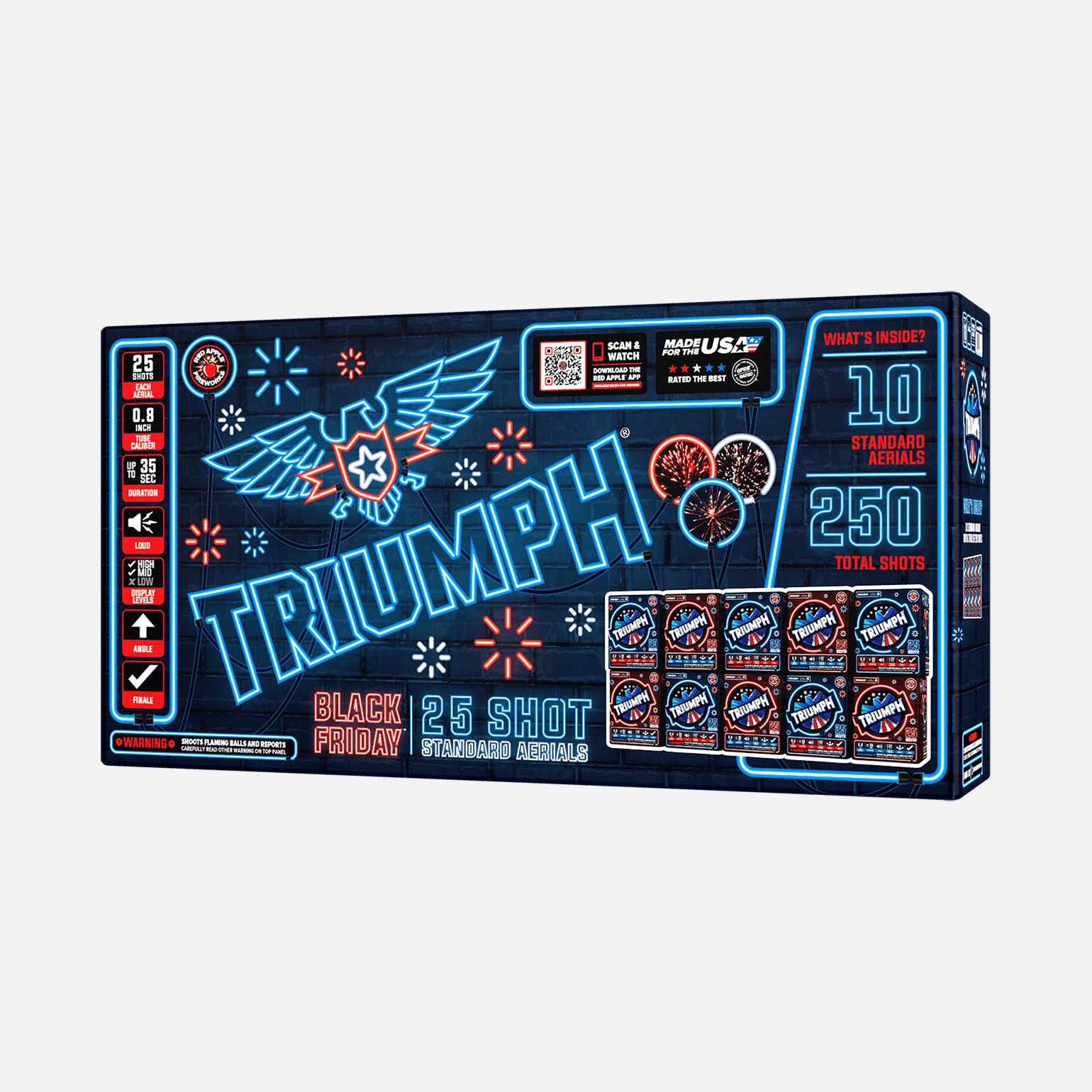 Buy Black Friday Triumph® 25 Shots Standard Aerial Fireworks Online