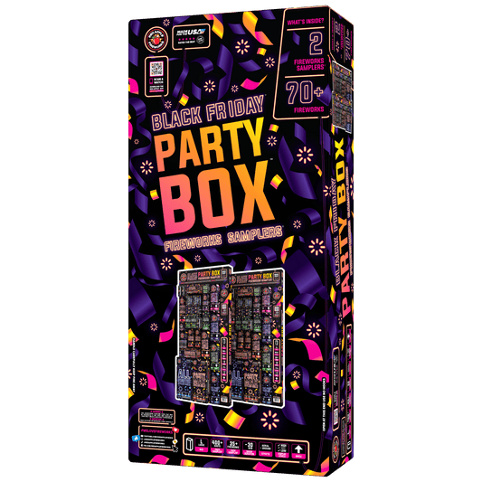 Black Friday Party Box Fireworks Samplers®