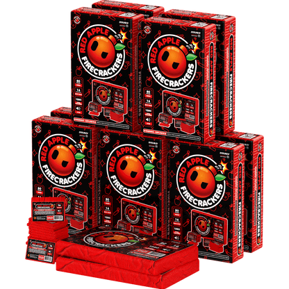 Red Apple® Bombs Full Brick Flash Crackers