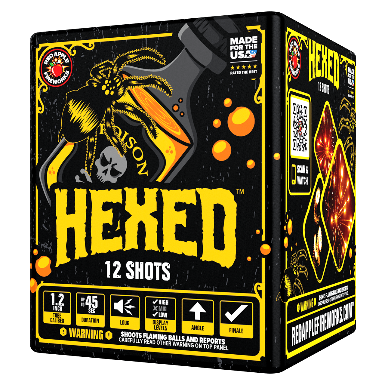 Hexed™ 48 Shot Standard Aerial Finale Sets®