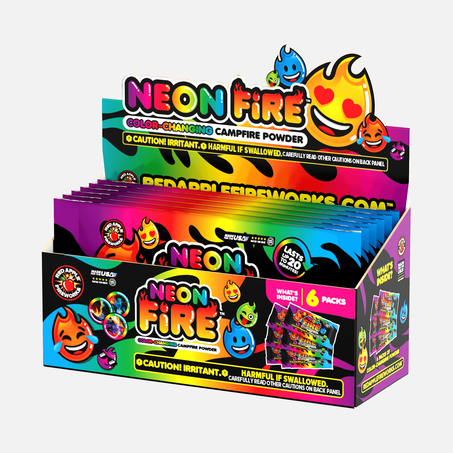 Neon Fire™ Color-Changing Campfire Powder Novelties